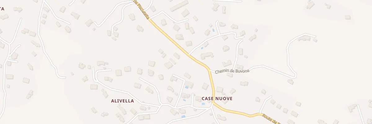 Plan du 3996D Case Nuove à Bastelicaccia