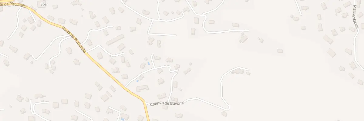 Plan du 5861 Capparone à Bastelicaccia
