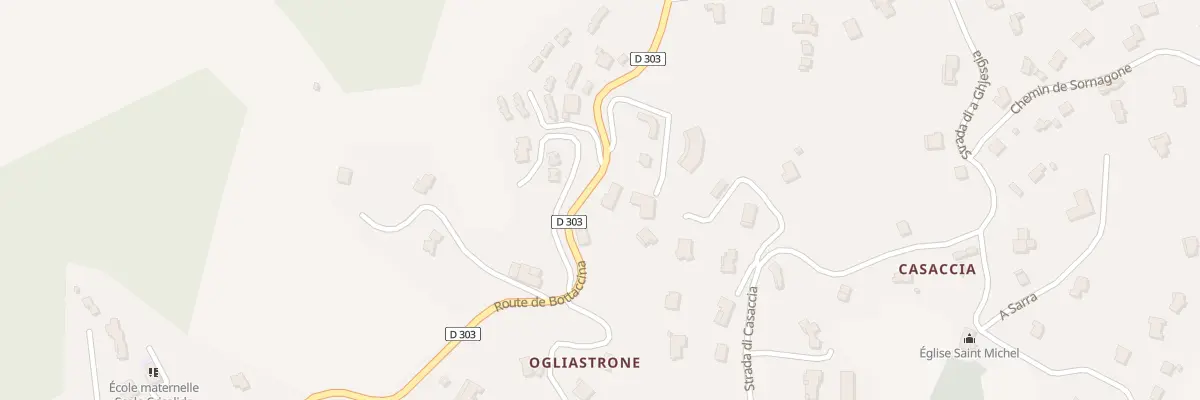 Plan du 9683 Casaccia à Bastelicaccia