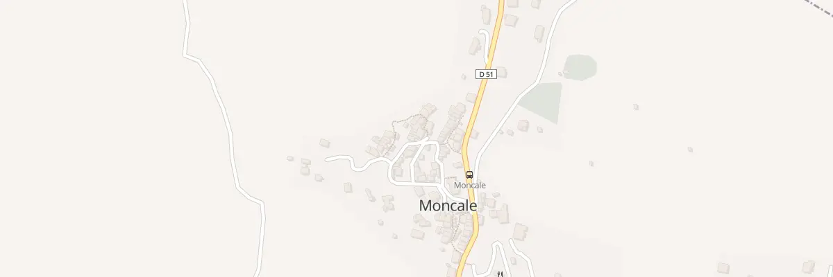 Plan du 40 Moncale à Moncale