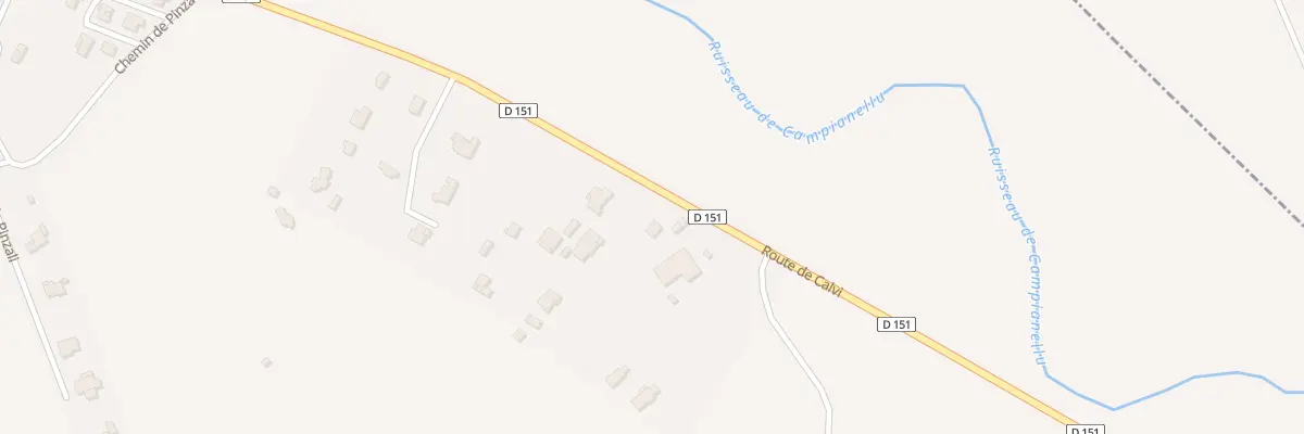 Plan du 5998 Pelliciani à Calenzana