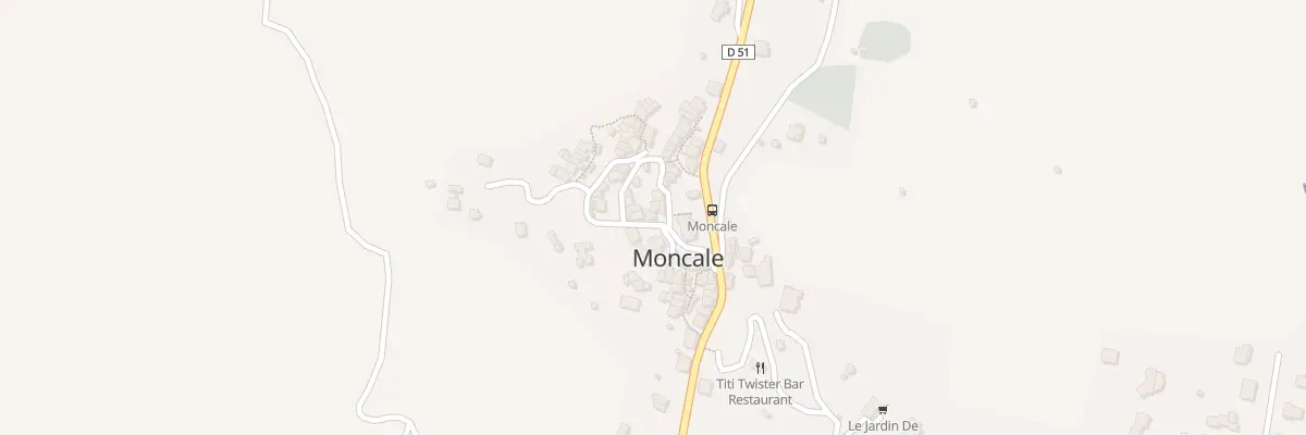 Plan du 50 Moncale à Moncale