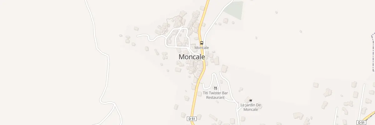 Plan du 108 Moncale à Moncale