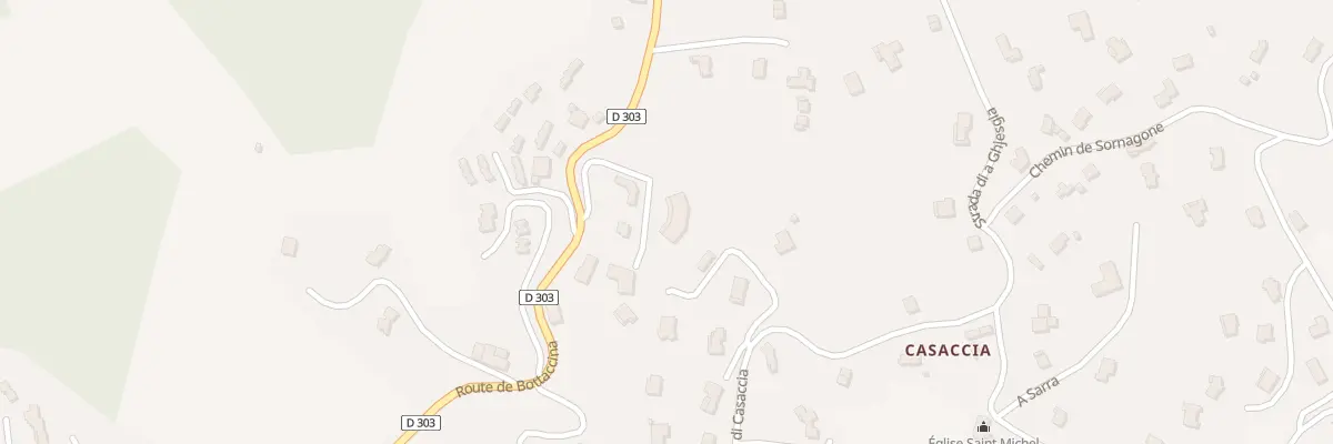 Plan du 9546 Casaccia à Bastelicaccia