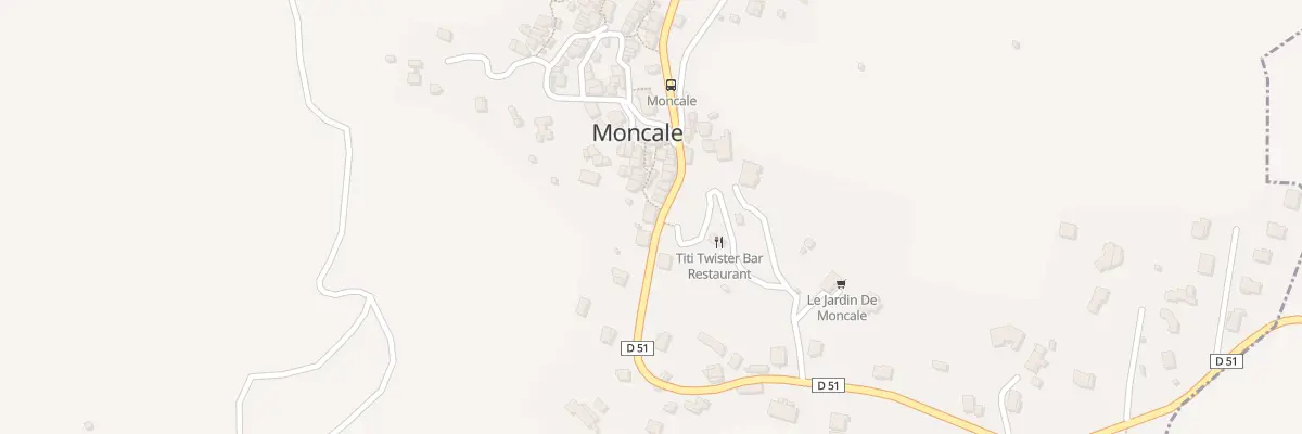 Plan du 111 Moncale à Moncale