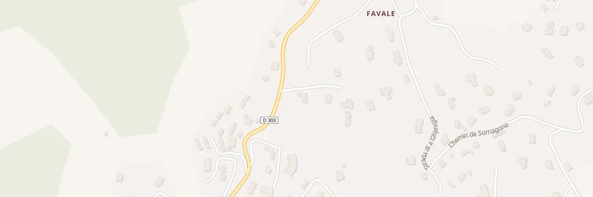 Plan du 5872 Favale à Bastelicaccia
