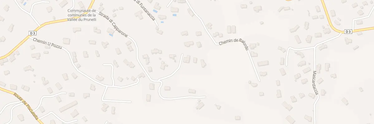 Plan du 3649 Fontanaccio à Bastelicaccia