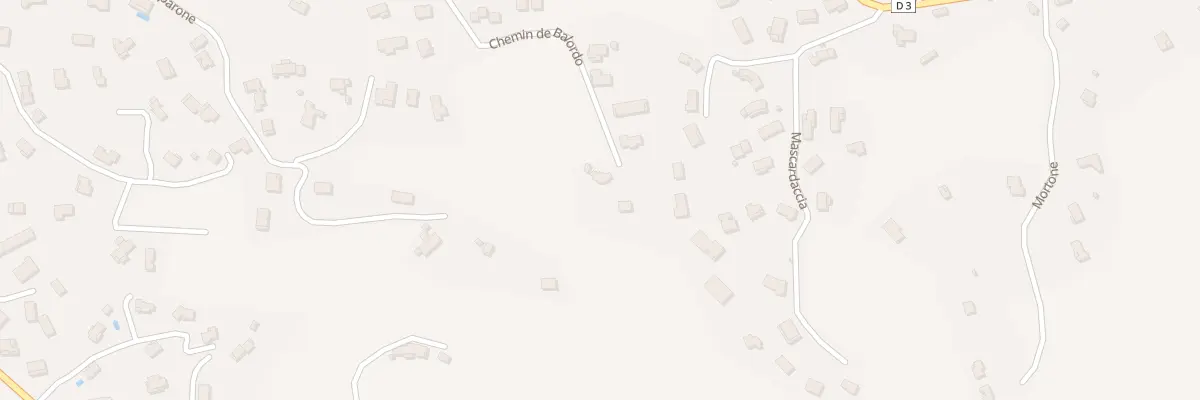 Plan du 5575 Balordo à Bastelicaccia