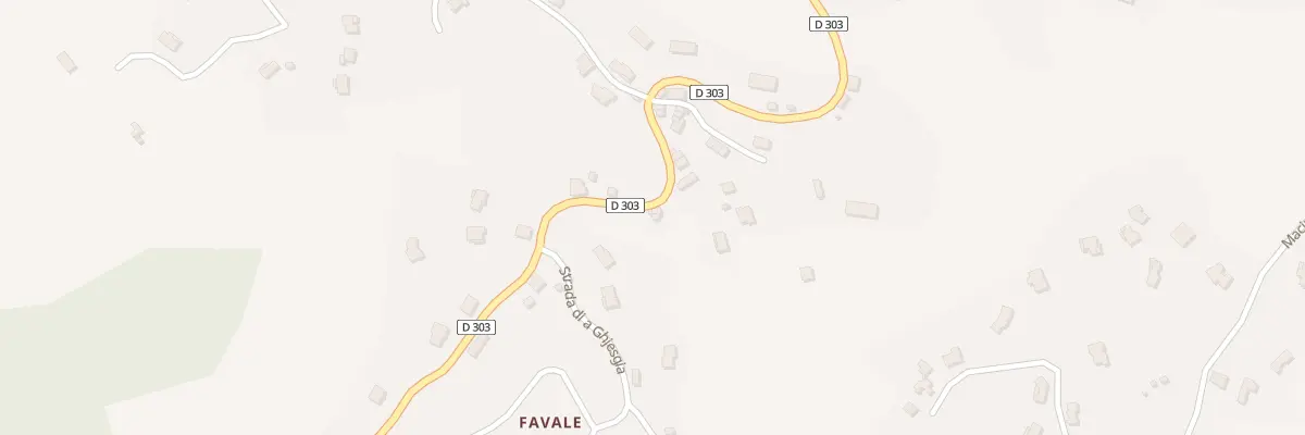 Plan du 5600 Favale à Bastelicaccia