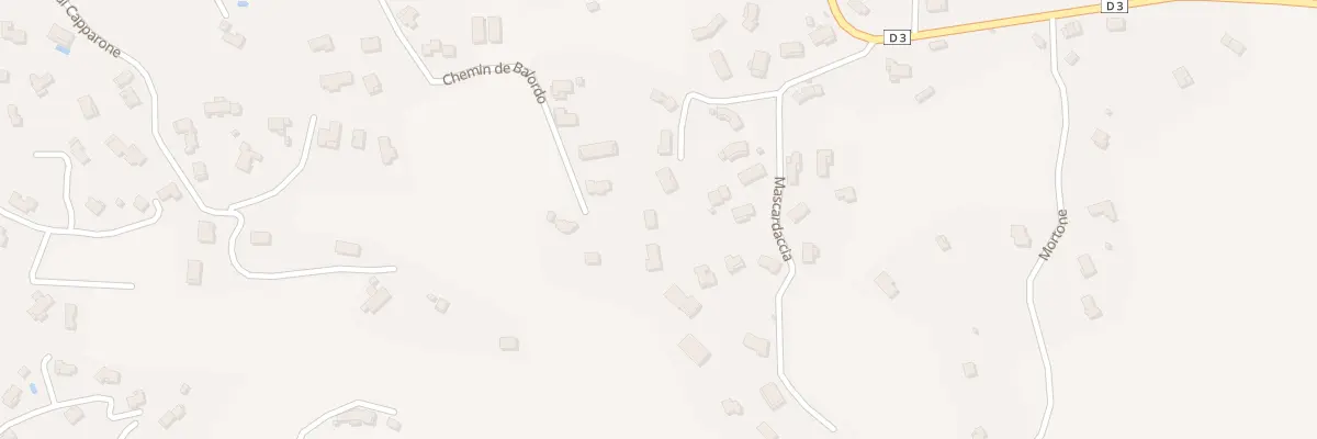 Plan du 431 Balordo à Bastelicaccia