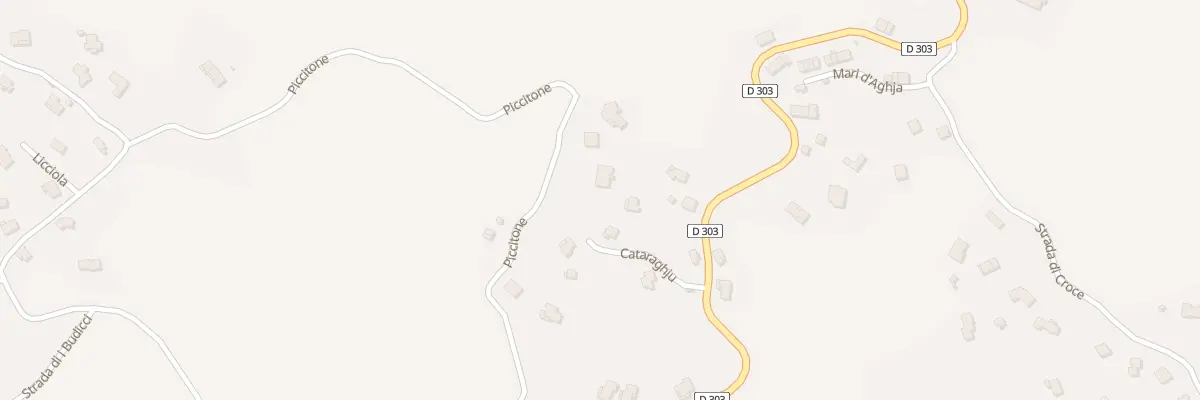 Plan du 5489 Cataraggio à Bastelicaccia