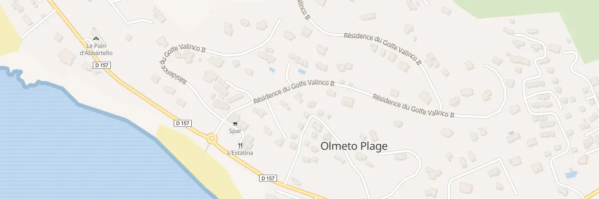 Plan du 5434 Abbartello à Olmeto