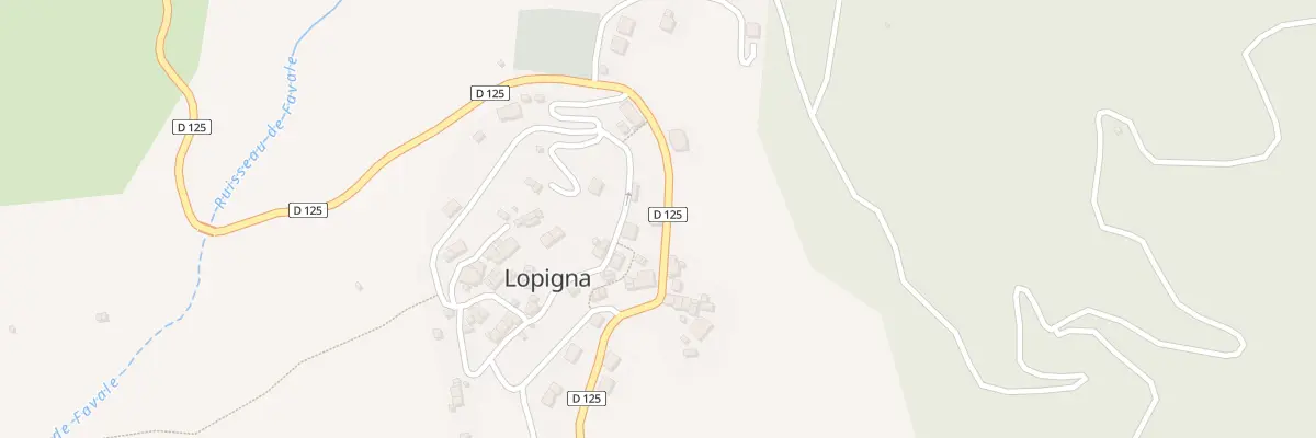 Plan du 5052 Lopigna à Lopigna