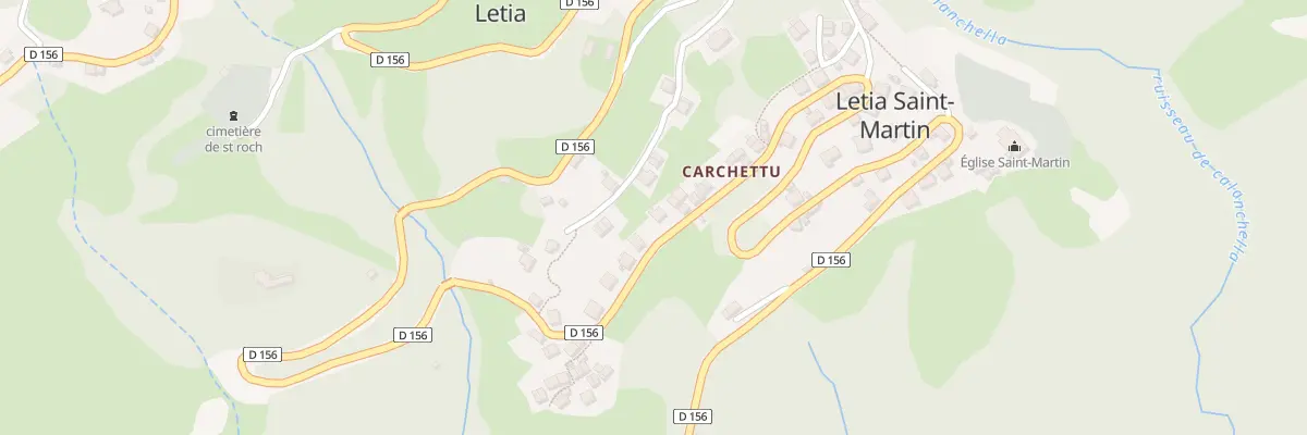 Plan du 5152 Saint Martin à Letia