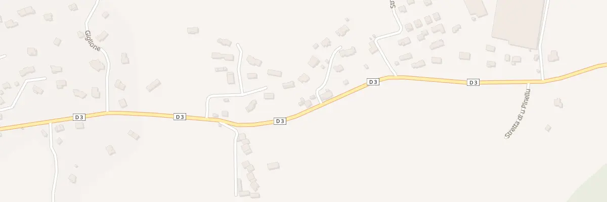 Plan du 5040 Pinello à Bastelicaccia