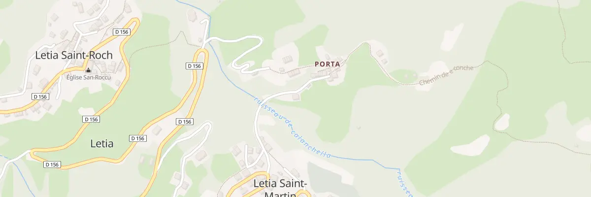 Plan du 5104 Porta à Letia