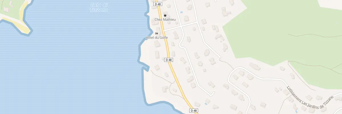 Plan du 598 Tizzano à Sartène