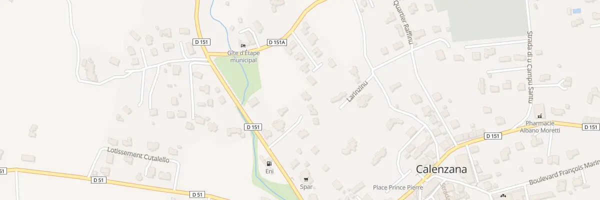 Plan du 5019 Annonciade à Calenzana
