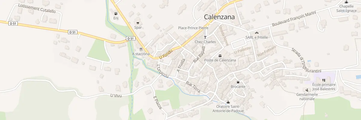 Plan du 5455 La Frusta à Calenzana