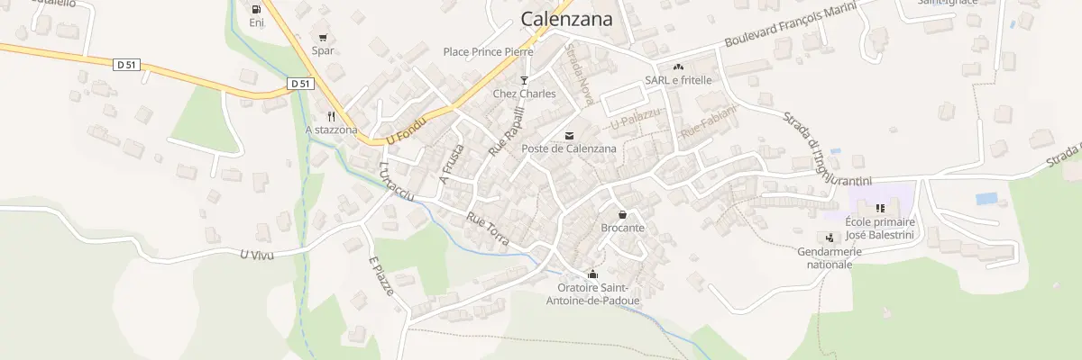Plan du 5385 Chiasso Longo à Calenzana