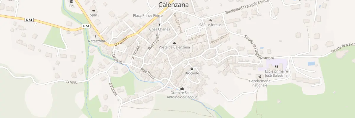 Plan du 5172 Place Commune à Calenzana