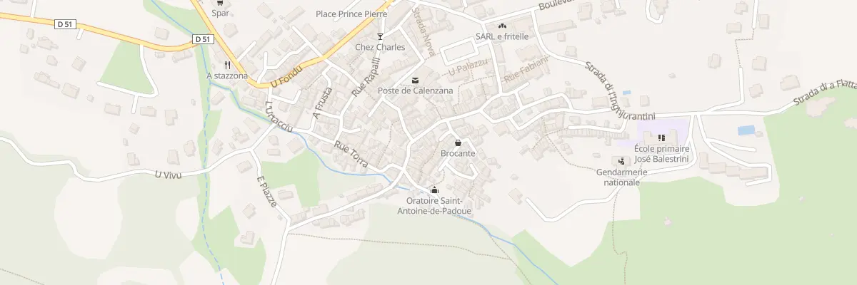 Plan du 5347 Place Commune à Calenzana