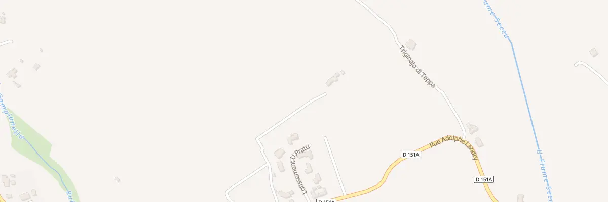 Plan du 5001 Poggiale à Calenzana