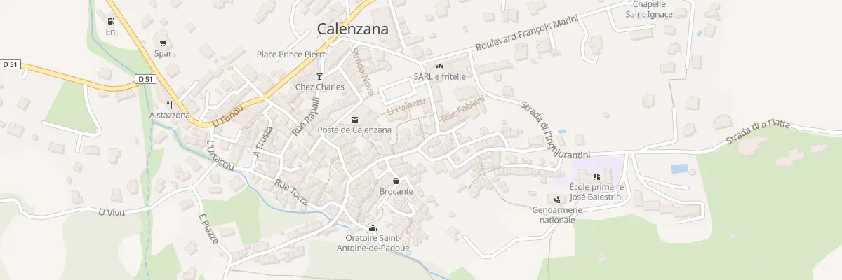 Plan du 5191 Place Commune à Calenzana