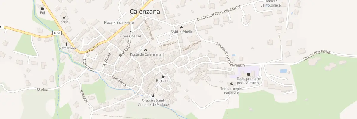 Plan du 13 Rue de l’Abbé Casta à Calenzana