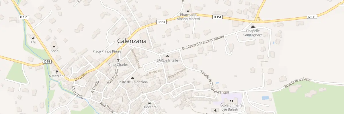 Plan du 4 Bd François Marini à Calenzana