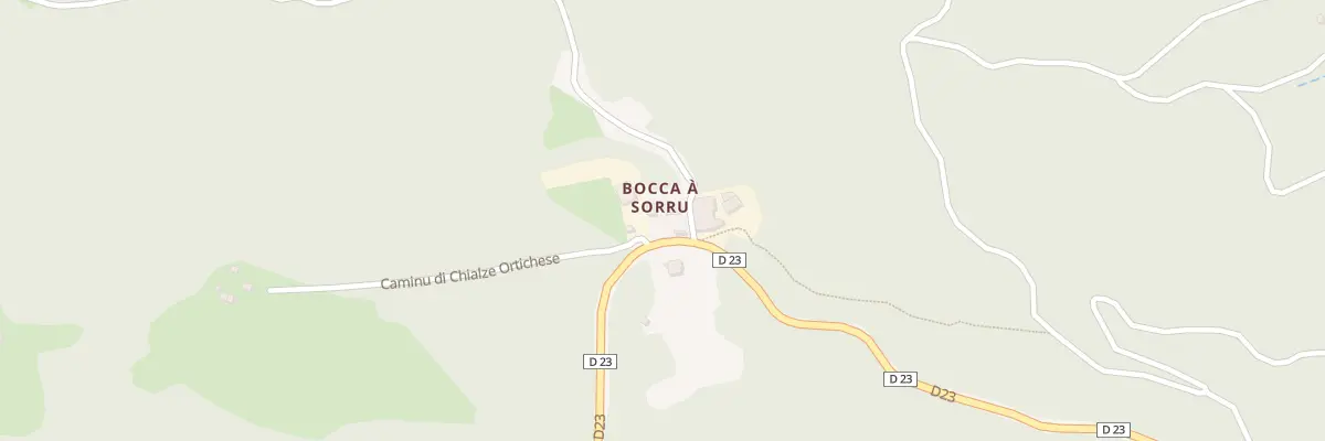 Plan du 5105 Bocca Di Sorro à Murzo