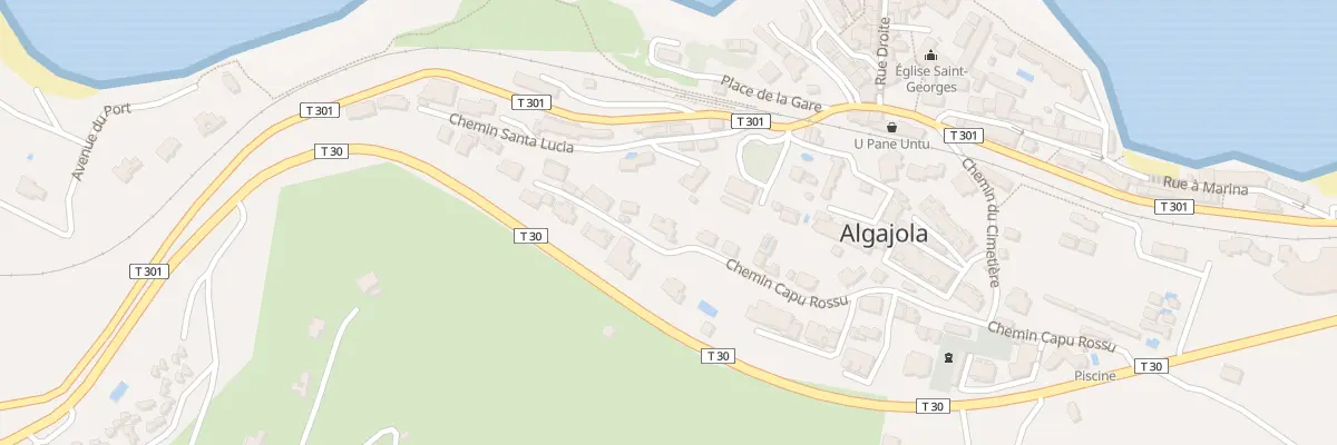 Plan du 5085 Vigna Al Porto à Algajola