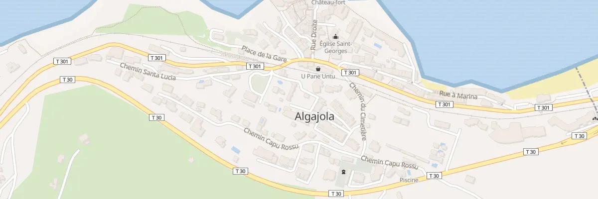 Plan du 5062 Res Caporossu à Algajola