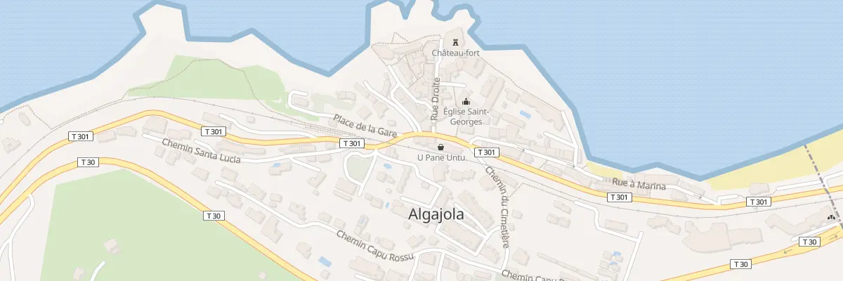 Plan du 5159 Res A Moresca à Algajola