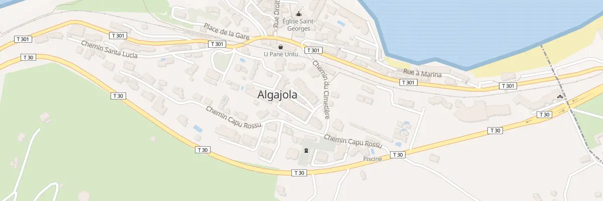 Plan du 955 Vigna Al Porto à Algajola