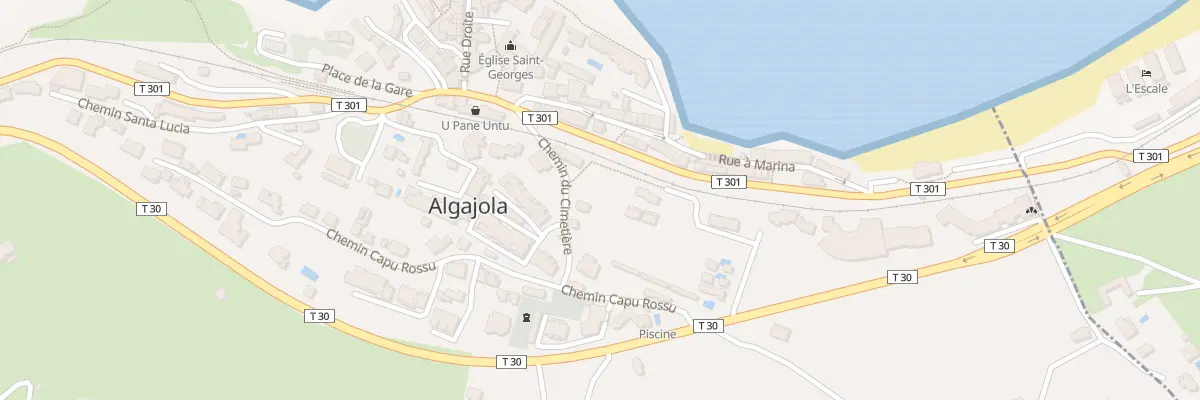 Plan du 5055 Algajola à Algajola