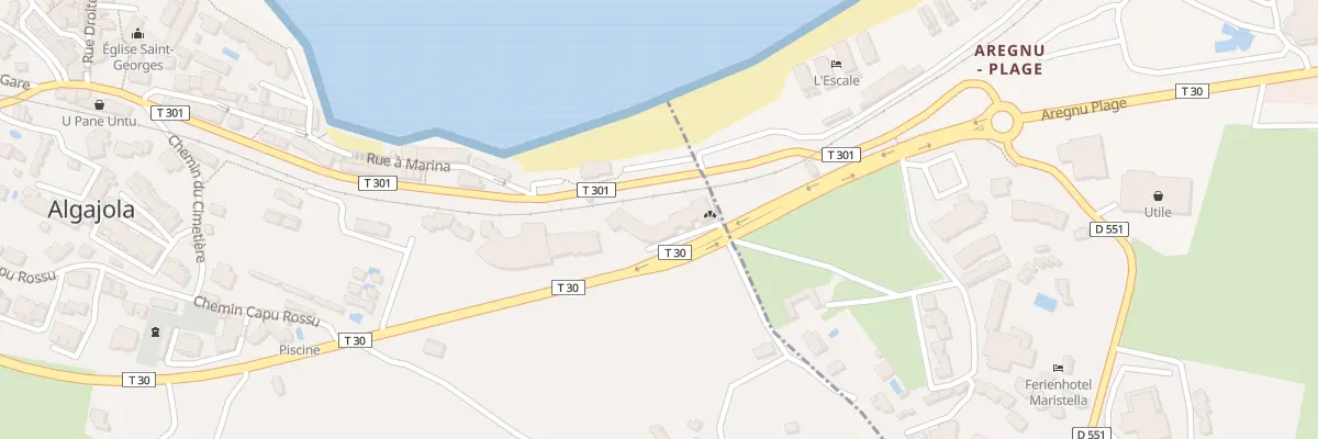 Plan du 5116 Vigna Al Porto à Algajola