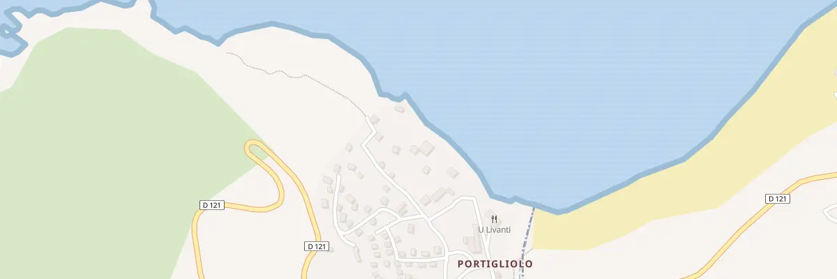 Plan du 5044 Portigliolo à Belvédère-Campomoro