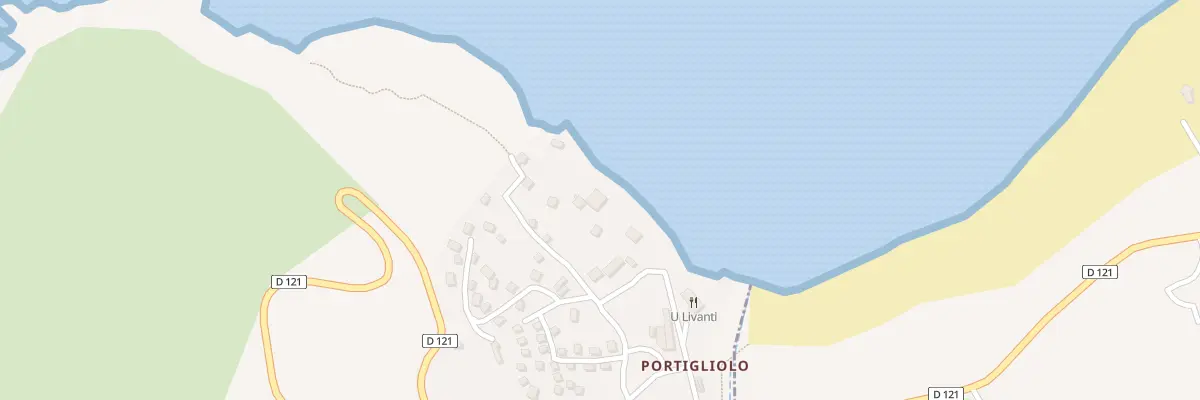 Plan du 5043 Portigliolo à Belvédère-Campomoro