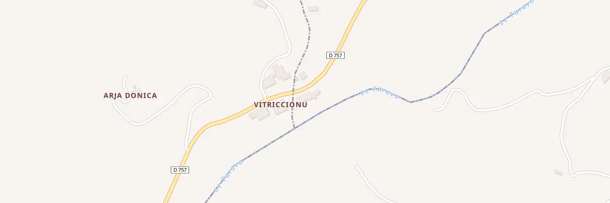 Plan du 5187 Vetriccione à Pila-Canale