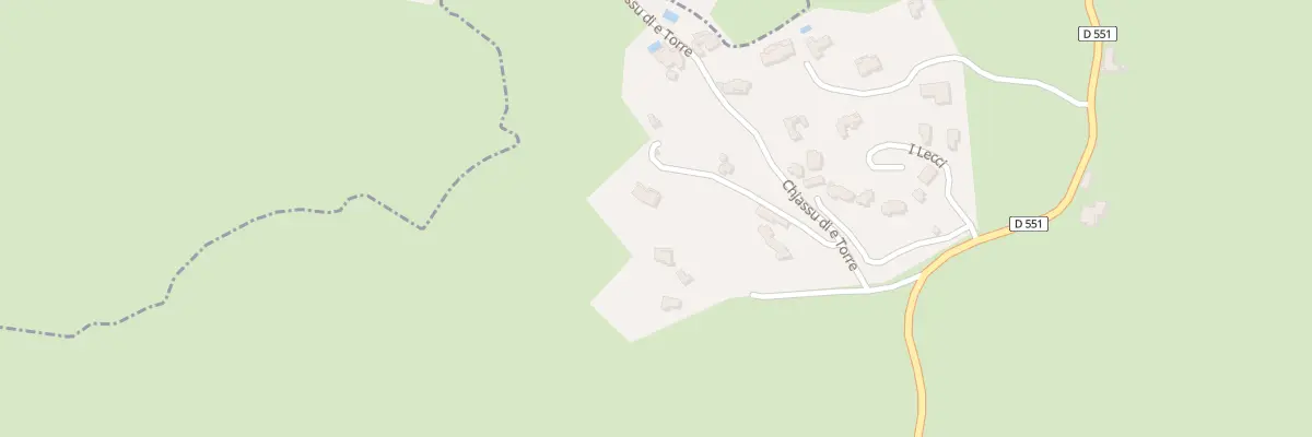 Plan du 5124 Monti à Aregno