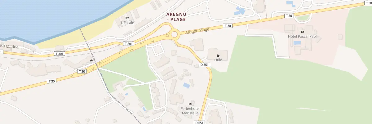 Plan du 5196 Padule à Aregno