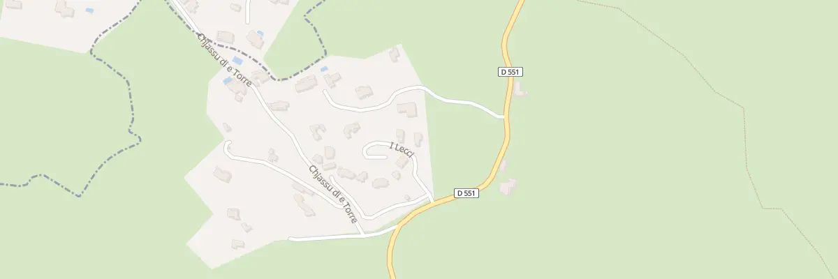 Plan du 9001 Clos I Lecci à Aregno