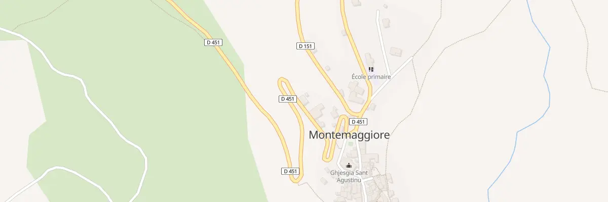 Plan du 5089A Scumunica à Montegrosso