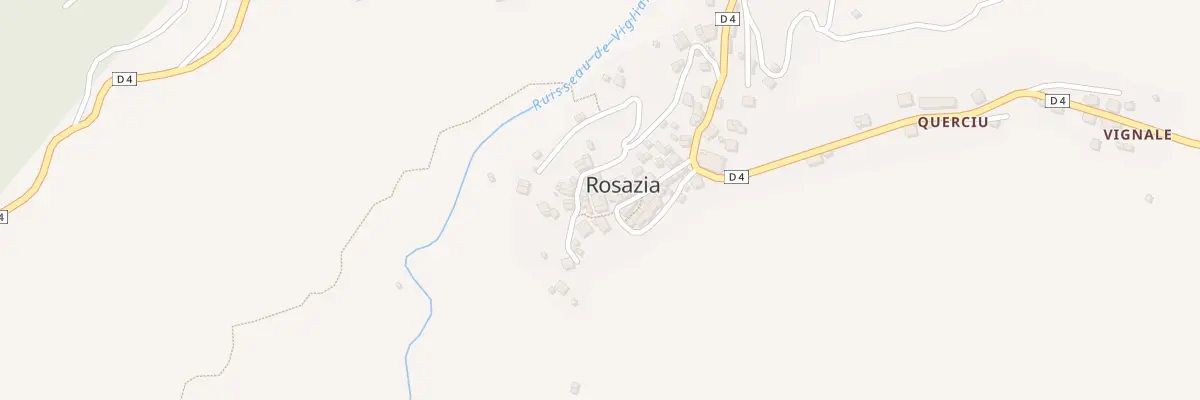Plan du 5026 Pietralaja à Rosazia