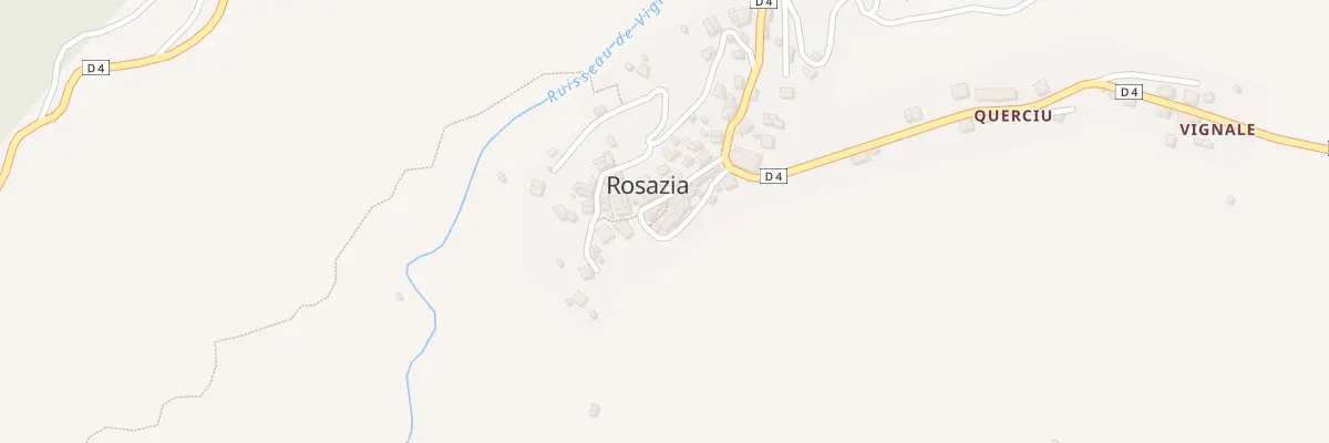 Plan du 5054 Cantonata à Rosazia
