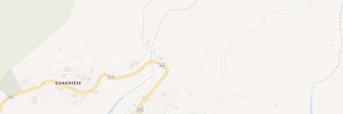 Plan du 5001A Acquabona à Rosazia