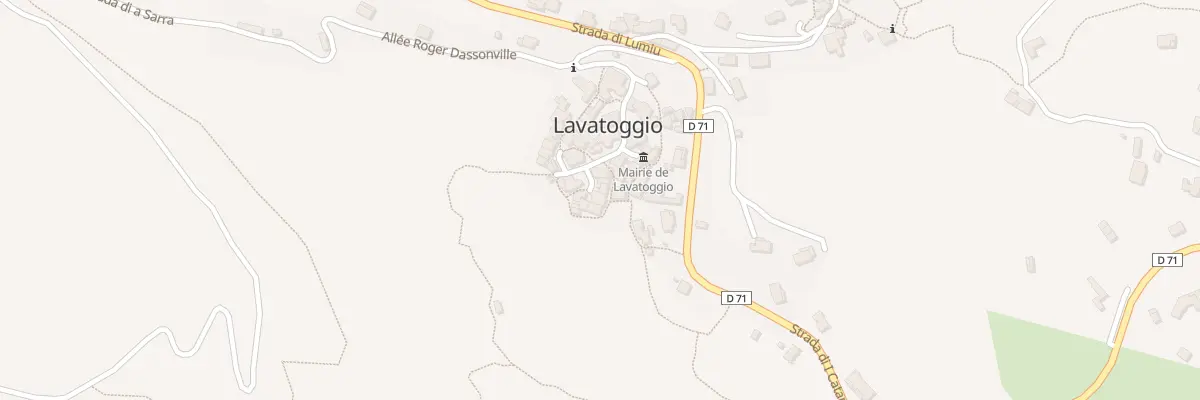 Plan du 132 Qua A Muscoglia à Lavatoggio