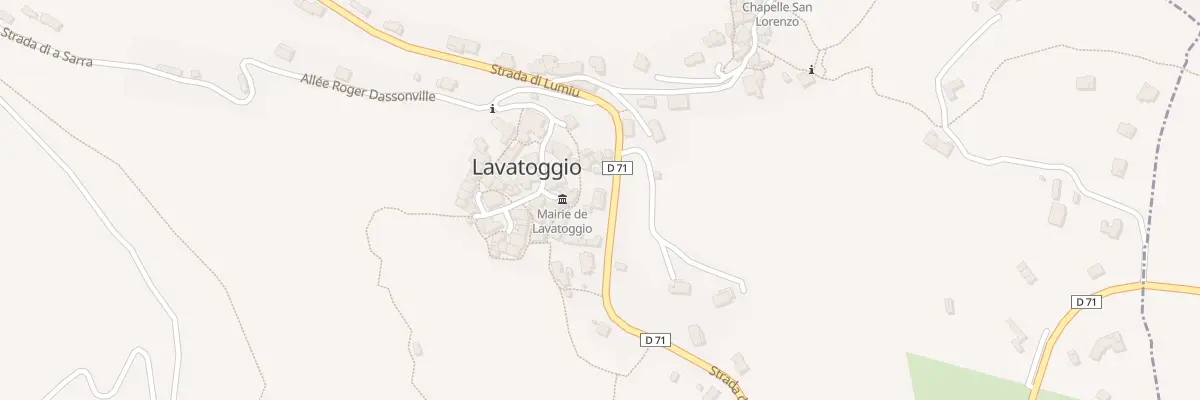 Plan du 18 Rte Strada Di I Catari à Lavatoggio