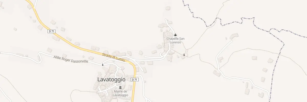 Plan du 558 Vignarella à Lavatoggio